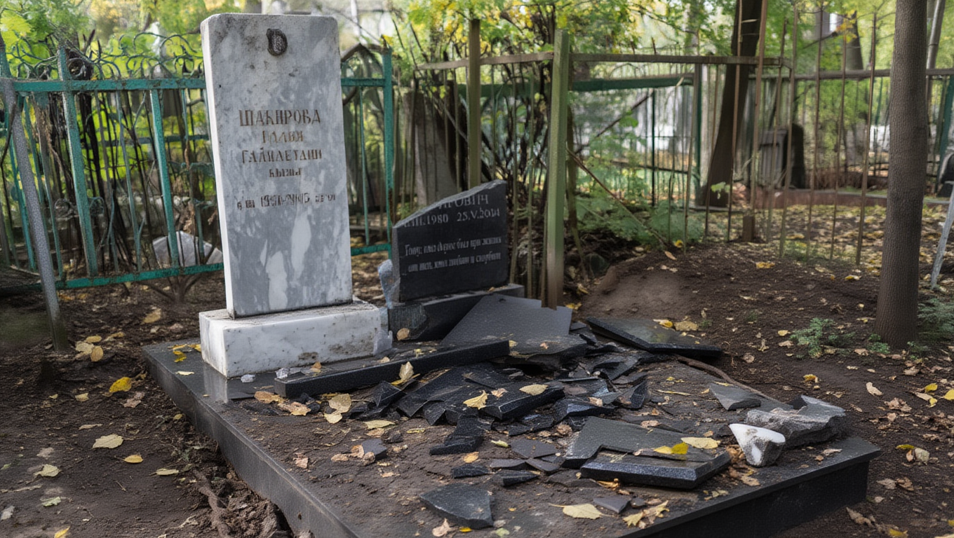 Что делать при обвале могилы