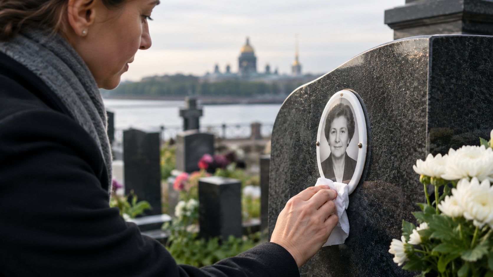 Как часто нужно обновлять керамический медальон с фотографией на памятнике